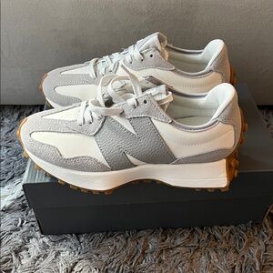 New Balance 327 sneakers. Womens US size 6.5. Grey. Gray. New in box.